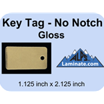 Key Tag- No Notch
