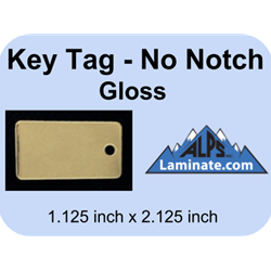 Key Tag- No Notch