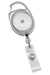 Translucent Clear Badge Reel W/ Clear Strap.