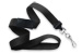 Black 5/8" (16 Mm) Microweave Polyester Breakaway Lanyard W/ A Universal Slide Adapter And Nickel-Plated Steel Swivel Hook.