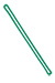Green Plastic Loop Straps, 6"