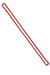 Red Plastic Loop Straps, 6"