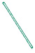 Green Plastic Loop Straps, 9"